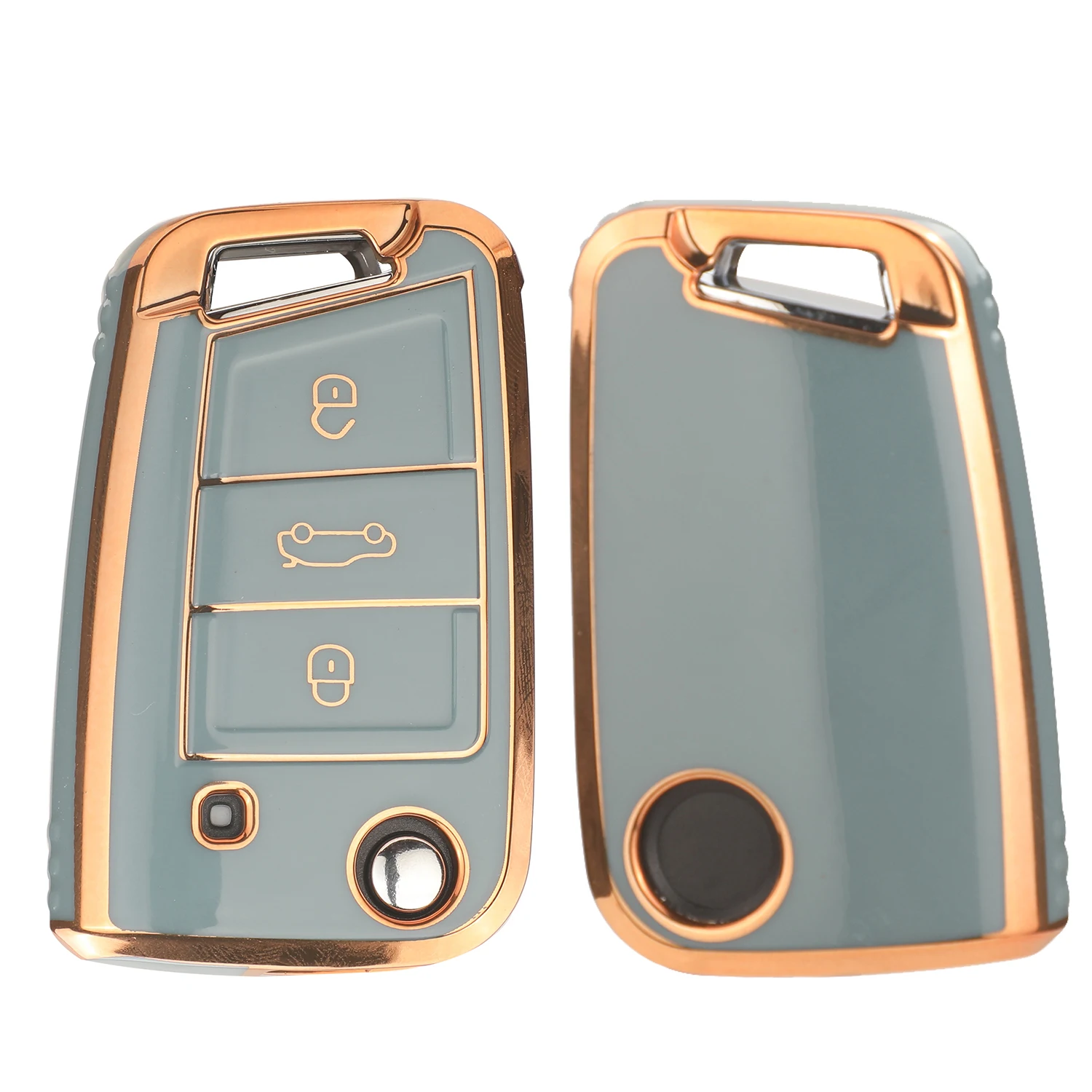 Premium TPU Car Flip Key Case Cover by Jingyuqin