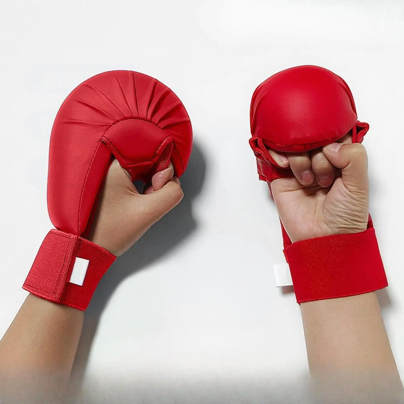 Karate training mitts 2 pieces MMA gloves wrist support kickboxing fighting competition guards workout sports boxing gloves