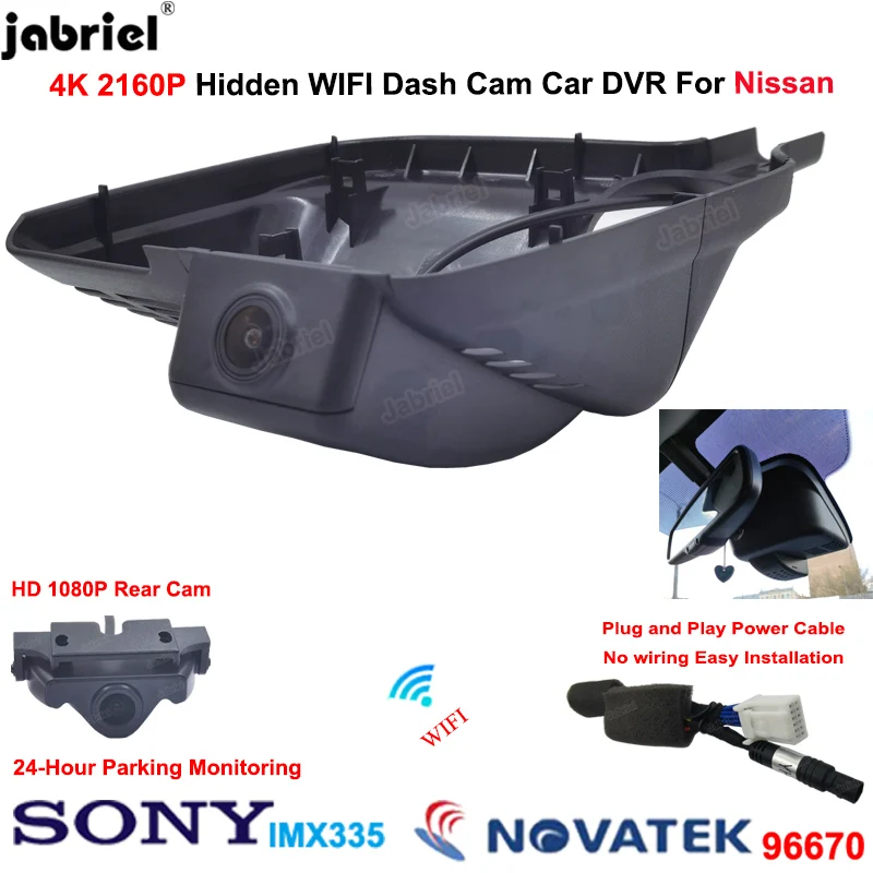 4K-Dash-Cam-Auto-DVR-Dual-Kameras-f-r-Nissan-qashqai-j12-j11-j10-2015 ...