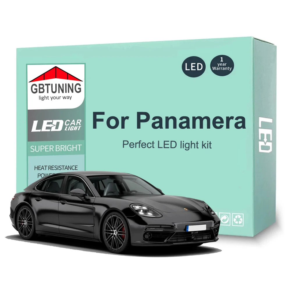 23Pcs Kit Lampadina Interna A Led Per Porsche Panamera 970 4S 4S Turbo Turbo S Diesel Gts S Hybrid 2009-2018 Lampada Per Auto Canbus
