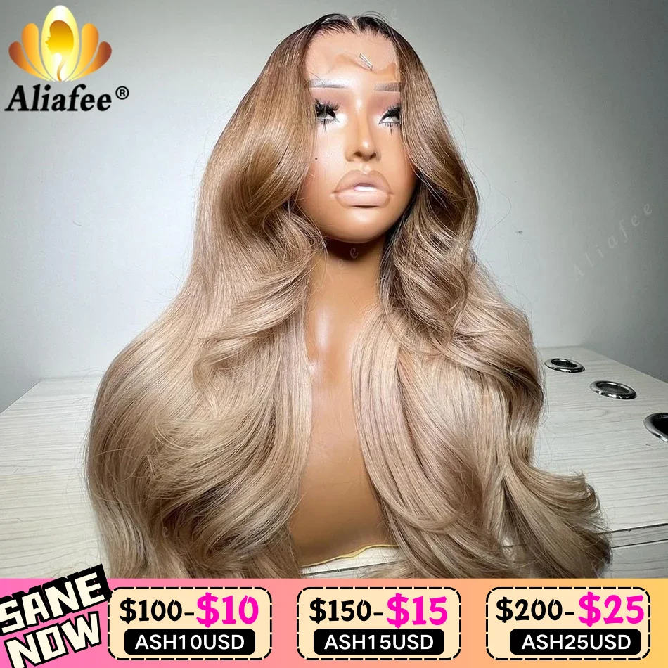 BodyWaveHD13x6OmbreBlondeWithRootColorLaceFrontWigsHumanHairAshBlondeLaceFrontalWigforWomen5x5ClosureWig-AliExpress200165144