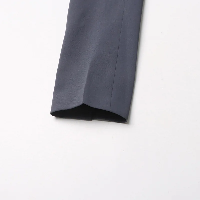 Mit neuen trend igen Damen Taille aushöhlen einfarbigen schlanken Blazer 2024 Herbst mode rücken freie lange Ärmel Mantel weiblich 1 ls155 – Detail 26