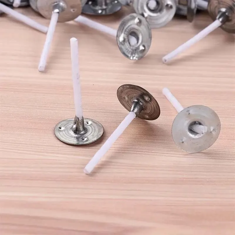 50/100Pcs Cotton Wick Glass Bottle Aromatherapy Clear Empty Bottle Candle Wick Diy Candle Making Tool