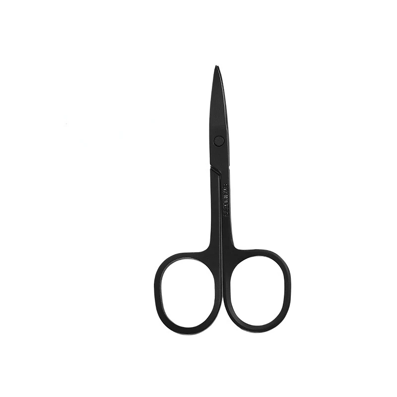 1Pc Eyebrow Scissor Safety Nose Hair Scissors Stainless Round Scissors Trimming Tweezers Small Clipper Eyebrow Nose Hair Cut 4