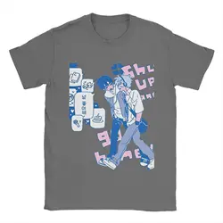 Men's Pure Cotton Vintage Crewneck T - Shirt - Short Sleeve Graphic Tee Gift Idea - S (Dark Grey)
