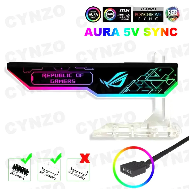 Bracket 5V 3pin ARGB AURA SYNC 3080