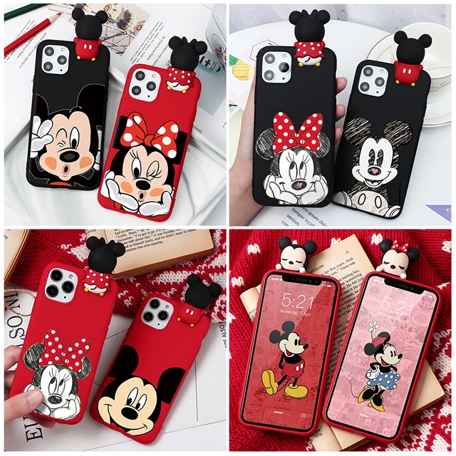 Iphone Charger Case Cover - Minnie Mouse - The Gadget Oufit