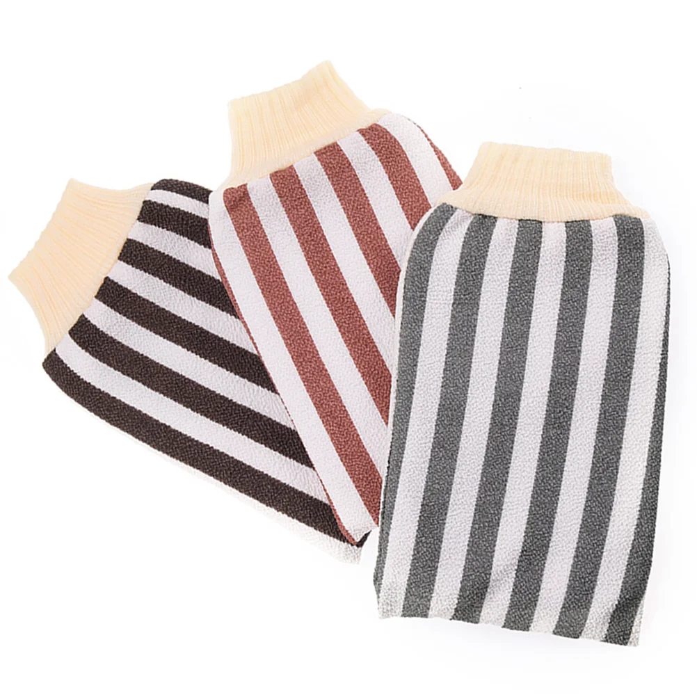 

3 Pcs Exfoliation Cleaning Glove Exfoliating Cloth Towels Oven Gloves Take Bath Scrubbing for Body