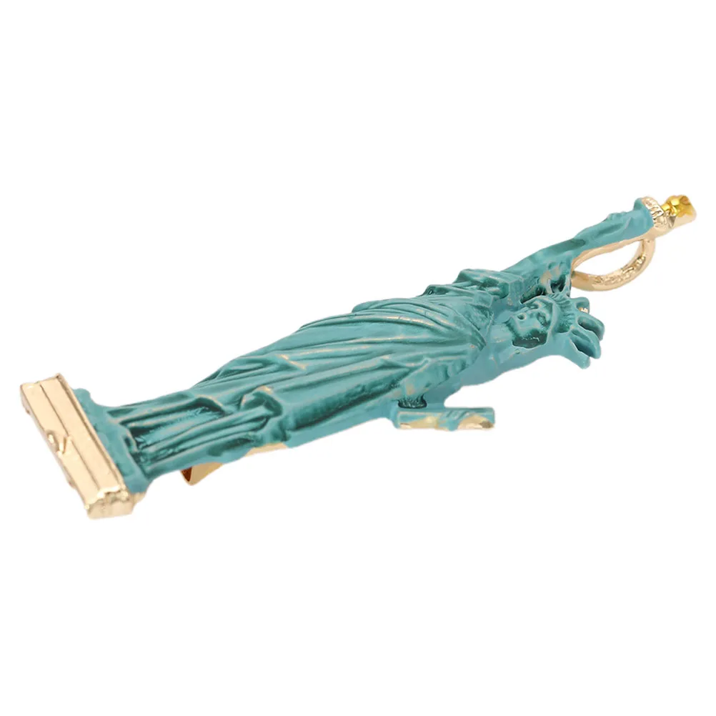 Zinc Alloy Statue of Liberty Enamel Brooch Pin