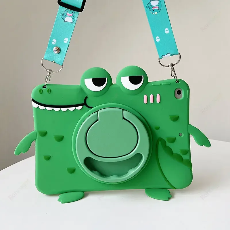 Adorable 3D Cartoon Cat Silicone Tablet Case