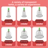 Household Cupping Massege Set Vacuum Suction Cup Pump 6 Cans Cupping Massage Cups 2