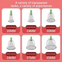 Household Cupping Massege Set Vacuum Suction Cup Pump 6 Cans Cupping Massage Cups 2