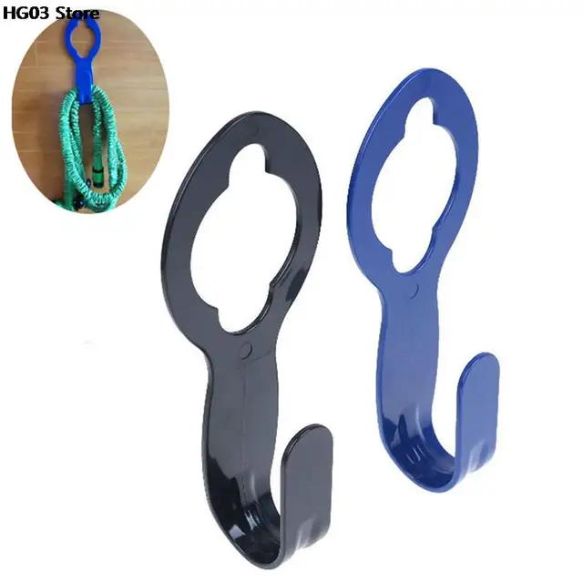 Outdoor Garden Wall Mounted Tap Pipe Reel Stand Plastic Durable Hose Hanger for Using with Expandable Garden Hose Hosepipe