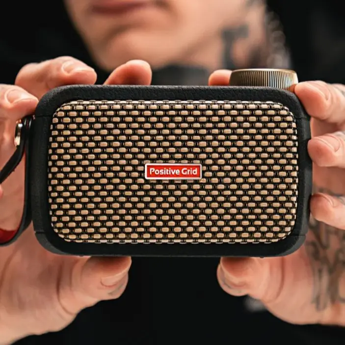 포지티브 그리드 스파크 GO 스마트 일렉트릭 기타 사운드 스피커 베이스 이펙터 내부 녹음 블루투스 휴대용 충전 스피커