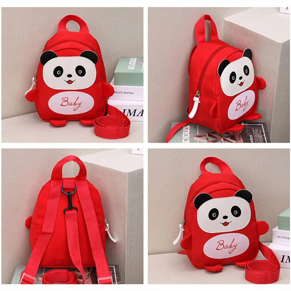 Travel Preschool   Girls Boy Travel Mini Backpack School Bags Anti-lost Panda  Cartoon