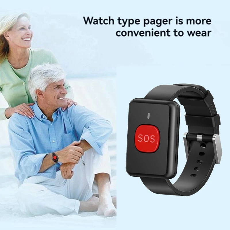 433.92Mhz Wrist Watch Call RF RC Transmitter Wireless calling system Watch Call Button Wireless SOS Emergency Button For The Elderly