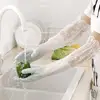 Winter Waterproof Rubber Latex Velvet Gloves Household Kitchen Durable Cleaning and Washing Clothes Gloves 1