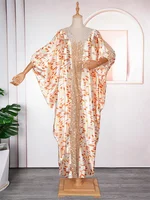 Abaya-Robe longue de luxe pour femmes musulmanes, vêtements islamiques, fête de mariage, robe de soirée, caftan marocain, africain, Bubu, Dubaï, Turquie 4