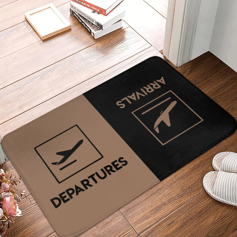 Doormat Arrivals Departures Bathroom Welcome Mat Home Entrance Mats 