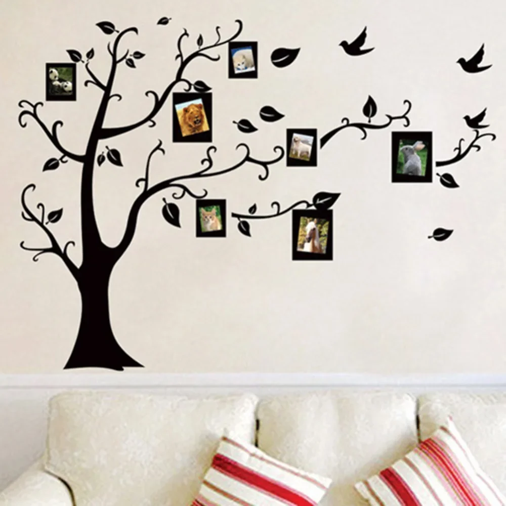 Large 3D Photo Tree Wall Decal 1