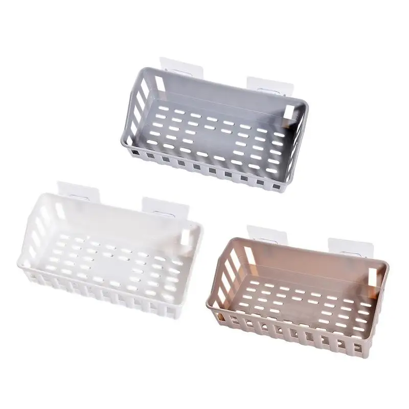 

Bathroom Basket Adhesive Bathroom Shower Accessories For Shampoo Towels Shower Gel Knives Spices Shower Shelf Rack Storage Case