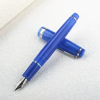 JINHAO 82 Blue Fountain Pen Student F EF Ink Pen High Quality Calligraphy Pen Stationery School Office Supplies 2