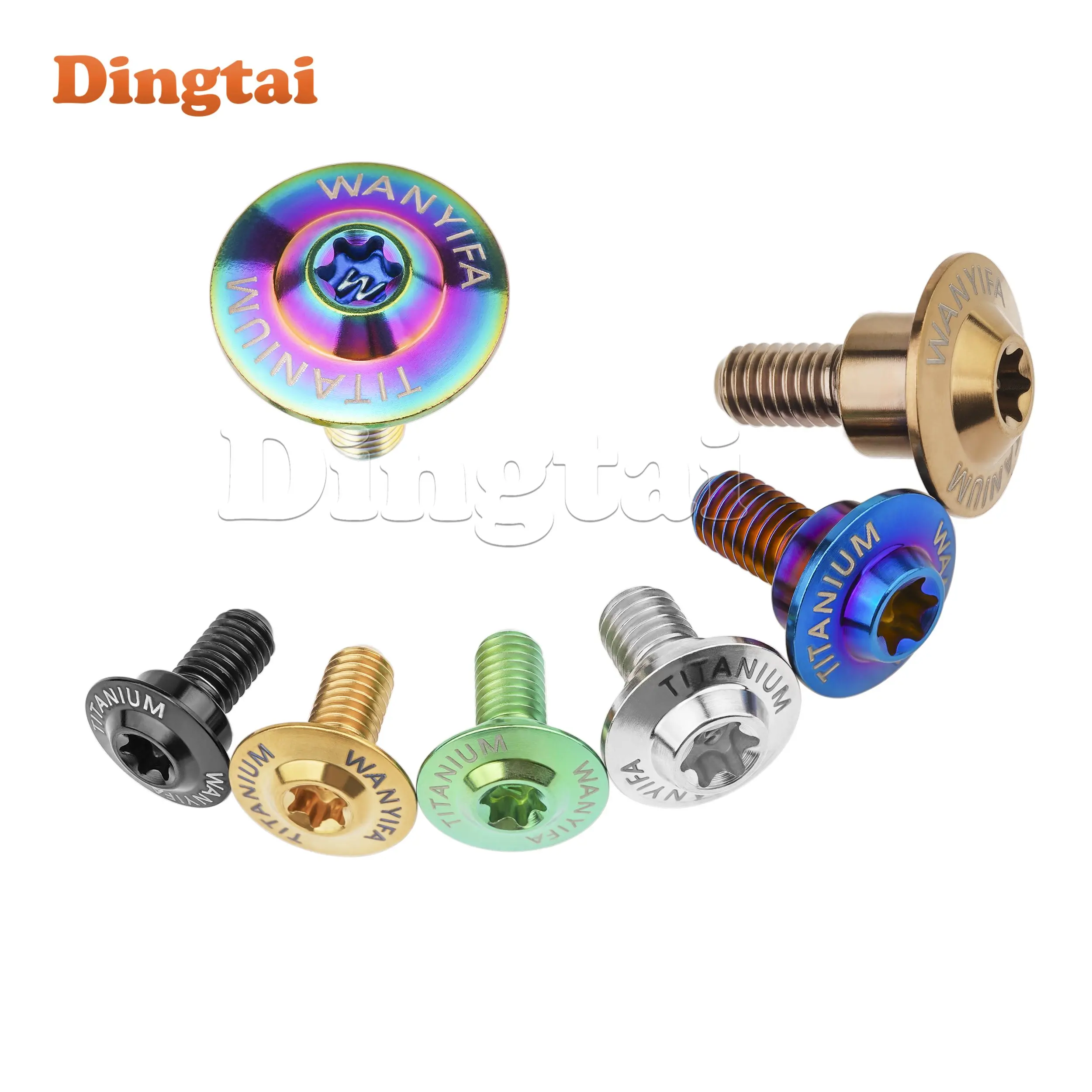 High-Strength Dingtai Titanium Alloy Step Bolt for Electric Motorcycle Side Plate