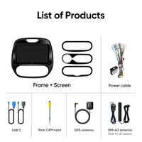 Ainavi autoradio pour Renault Kaptur Captur Clio Samsung QM3 2013-2020, Carplay sans fil, multimédia, Android Auto, stéréo 4G, 2din 2