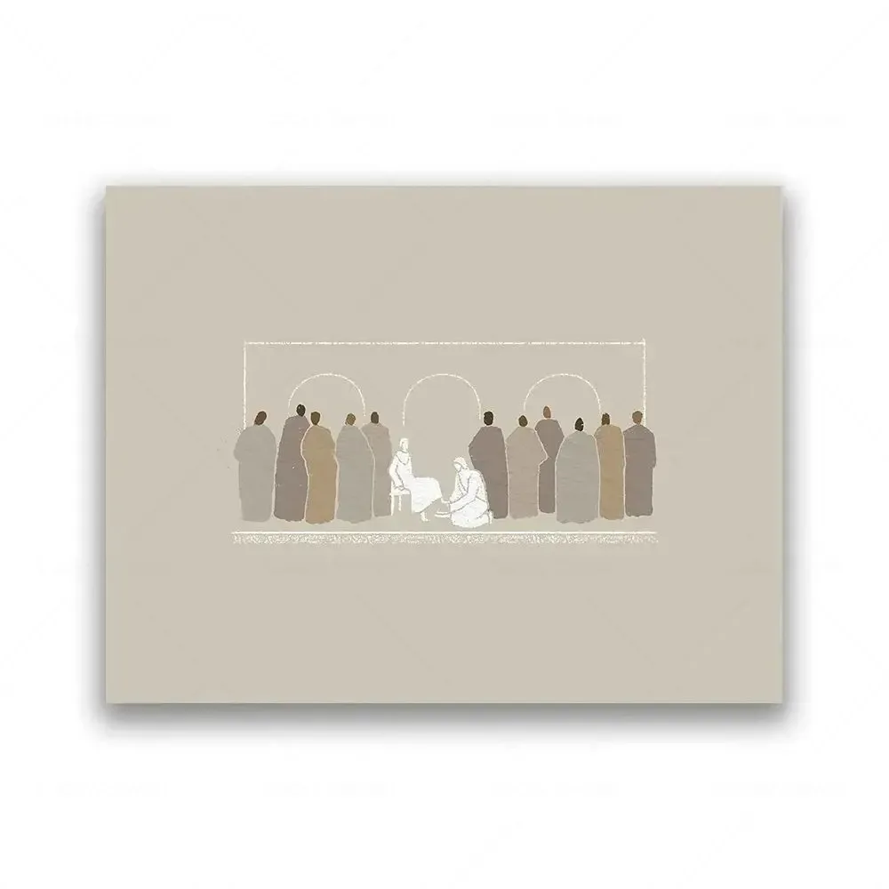 Divine Grace: Modern Christian Wall Art Canvas Print