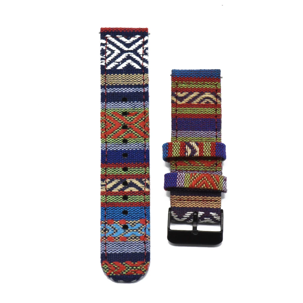 Ethnic Style Vintage Retro Woven Nylon Wristband Replacement