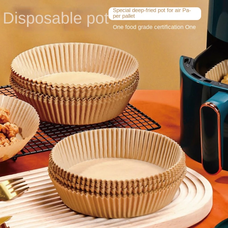 Air Fryer Disposable Paper for Non-Stick Oil-absorbing and Oil-proof Special Paper for Kitchen Barbecue Food Oven Baking Plate