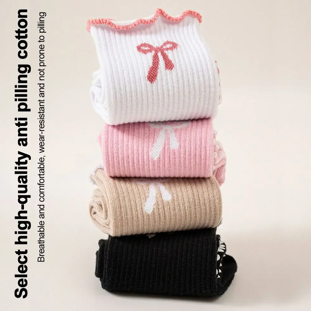 Trendy Non-Slip Grip Pilates Socks Breathable Cotton Mid Tube Socks Casual Sweat-absorbent Yoga Socks for Women