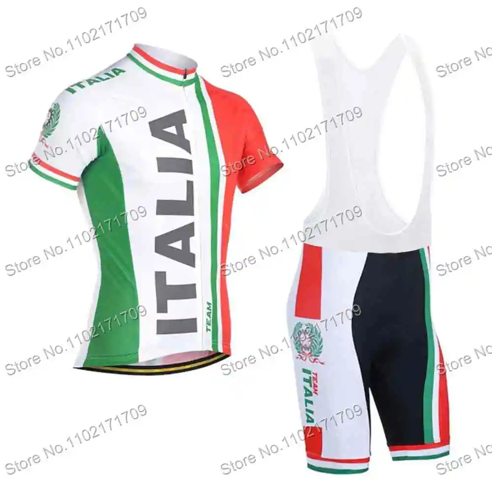 Cycling Jersey Set Summer Italy Cycling Team Jersey Set Unisex