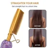 OEM/ODM Rhinestone New Hair Straightener  Comb Crystal Hotcomb Nano Titanium 500 Degrees Electric Bling Hot Comb 2