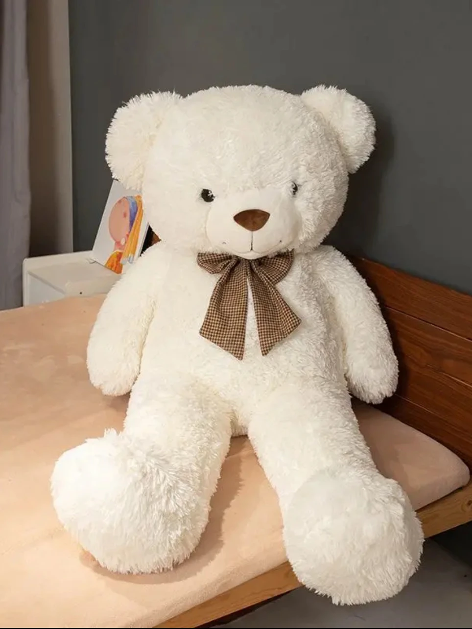 Large Plu Teddy Bear Doll S Pillow Girls Birthday Gift Fabric Toy Hable Bear Stuffed Animal Adult Universal PP Co...