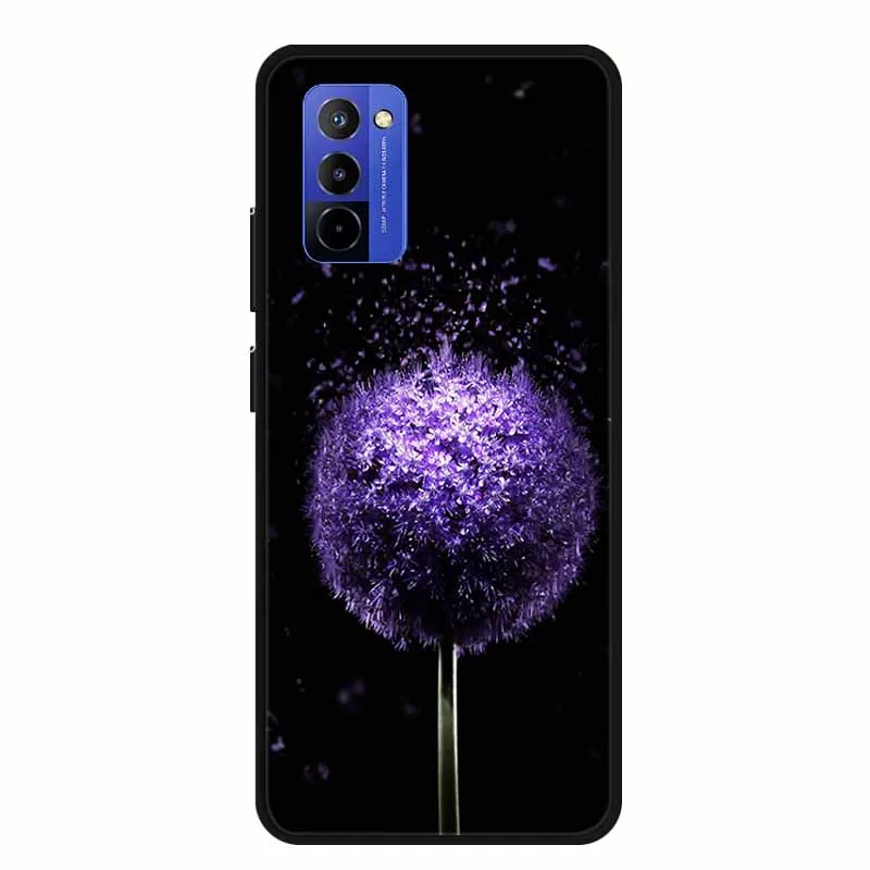 Shockproof Black Silicone Phone Case with Bumper Protection - Soft Back Cover 6.75