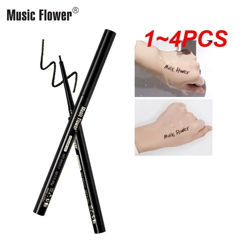 

1~4PCS Music Flower 8 Color Rotary Gel Eyeliner Pencil Matte Waterproof Eyeliner Pen Long Lasting Eye Liner Pigments Eyes Makeup