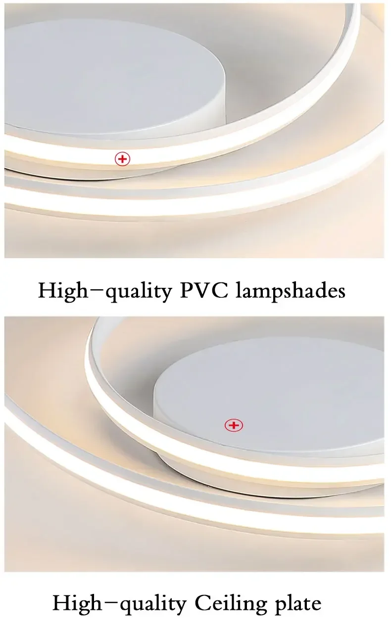 New Arrival Acrylic Ceiling Lights LED Lamp For Living Room Bedroom Study Room White black color surface mounted Ceiling Lamp S8f6dcec6a61c43ad98fa97f8bb103dd4p