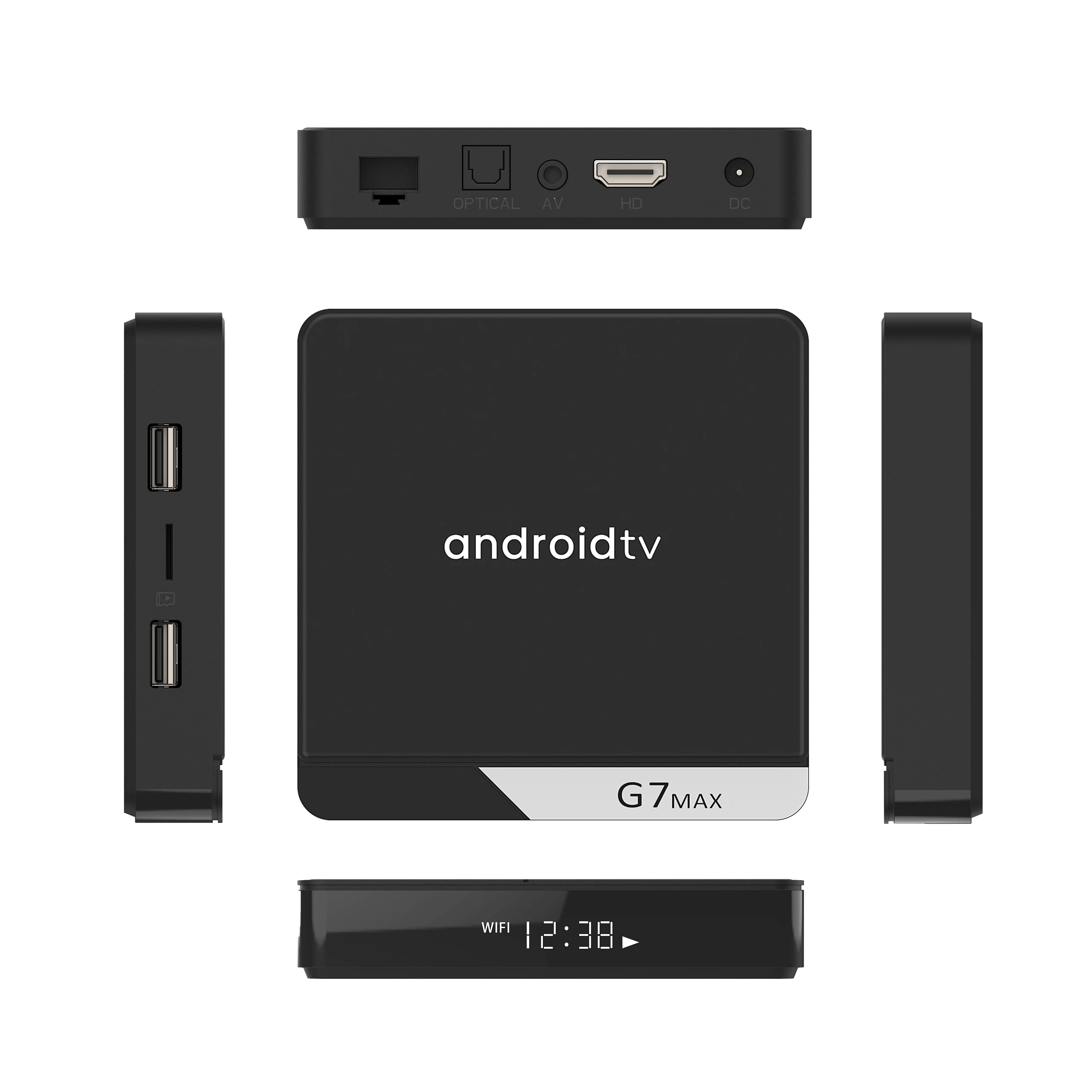 Android 9.0 Q Plus Smart TV Box 4GB RAM 32GB/64GB ROM Quad Core H.265 USB3.0 2.4G WiFi Set Top Box 4K TVBOX Video Media Player - 44