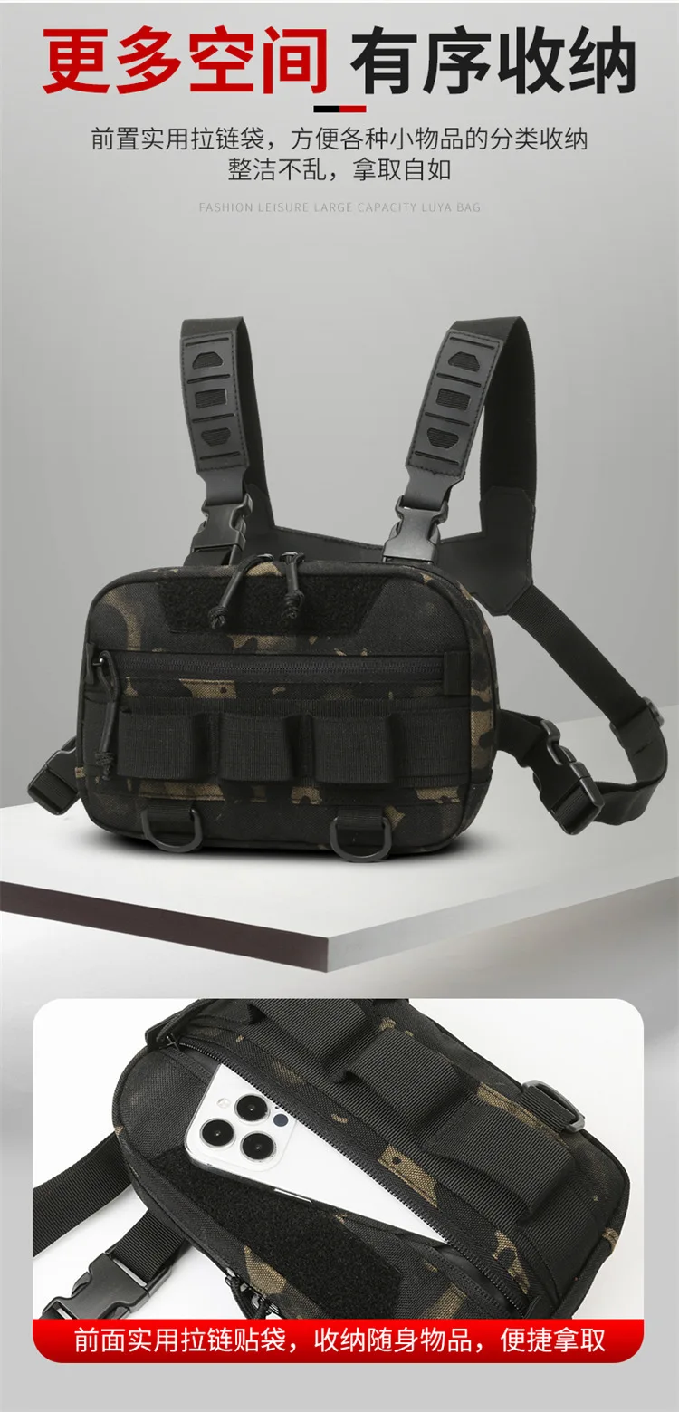 Borsa Porta Manette In Nylon Per Cintura Tattica - Custodia Multifunzionale Per Caccia E Servizio - 9