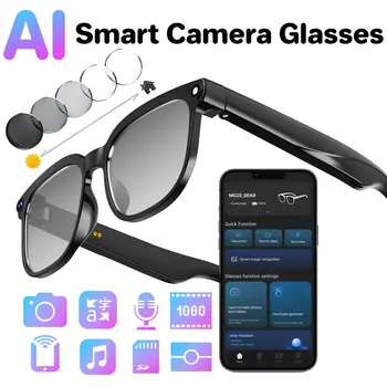 Camera video glasses, smart translation, object recognition via camera, Q&A interaction, Hi-Fi music, and high-definition calls. 1