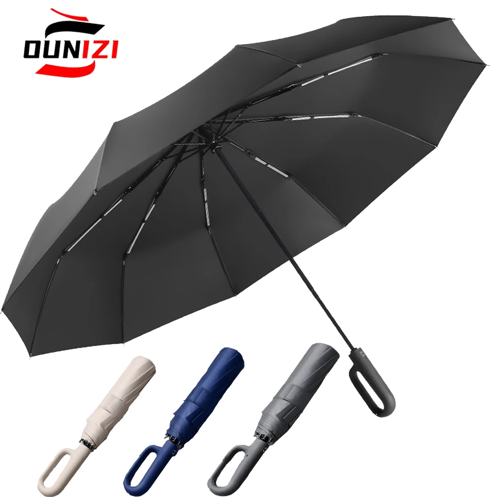 WindproofLargeUmbrellaFor10RibsFullyAutomaticUmbrellaHeavy