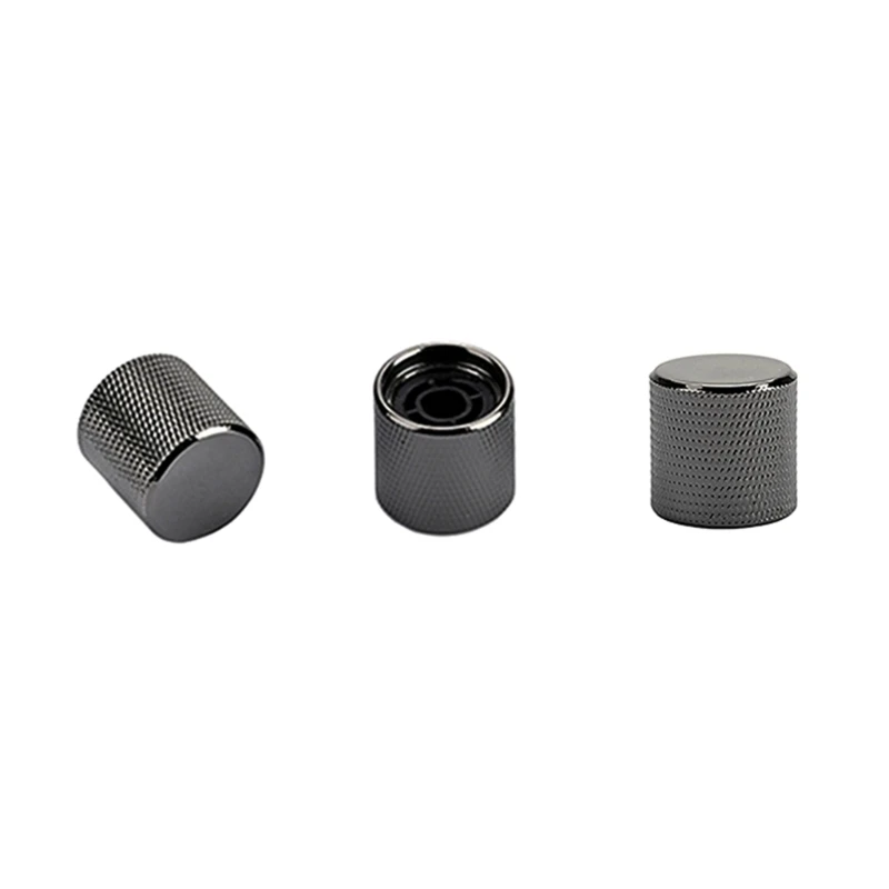 

3 Pcs Metal Volume Tone Control Knobs Electric Guitar Bass Knobs Easy to Use