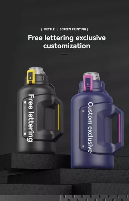 Borraccia Termica 40 Once Rosa - Tazza Isolante In Acciaio Inox Con Manico E Cannuccia, Ideale Per Viaggi - Foto 5