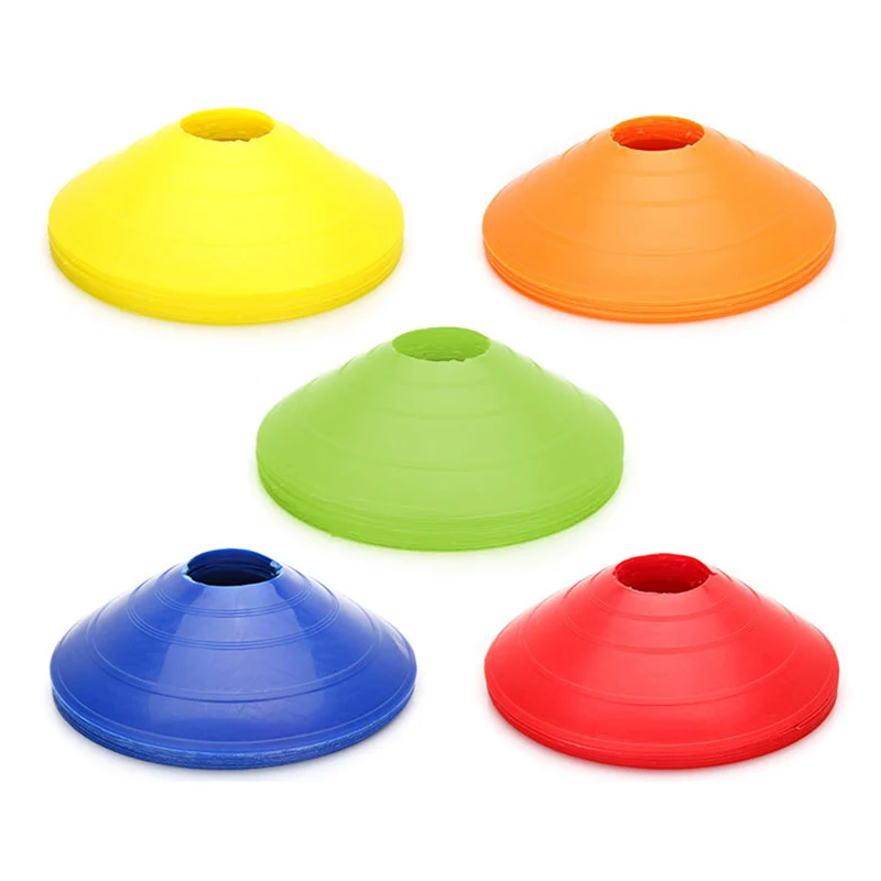 5PcsFootballTrainingSportsSaucerConesMarkerDiscsSoccer