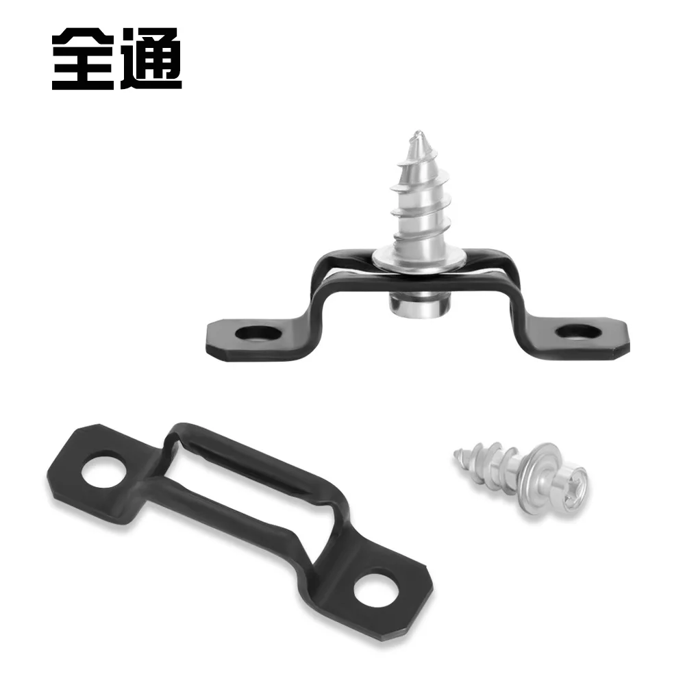 Invisible 2-In-1 Connector, Straight Through, Half Through, Full Sliding Buckle, Hidden Concealed Accessory, Diameter 1