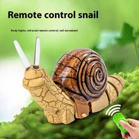 Simulation Funny Puzzle Toys  Little Snail with Light Children Play House Remote Control Biological Cognition Education Toys 1