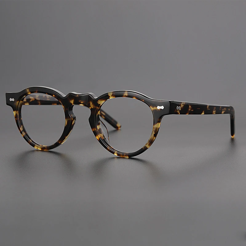 

Handmade Retro Acetate square eyewear Personalized Japanese system designer brand glasses frame Myopia Opticaleyeglasses