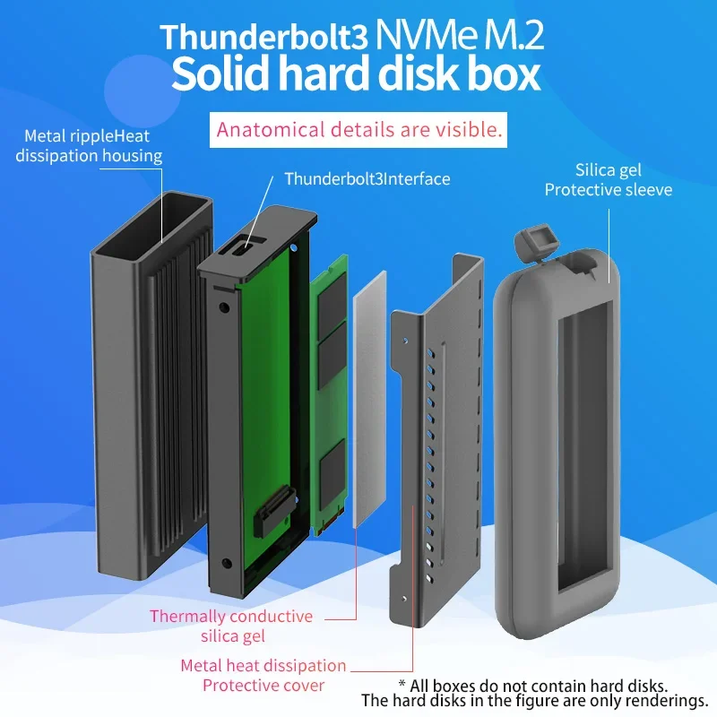 CŸ PCIE NVME M2 SSD ̽, Ʈ HDD Ŭ, SATA USB ˷̴ ֽ, 40 gb/s