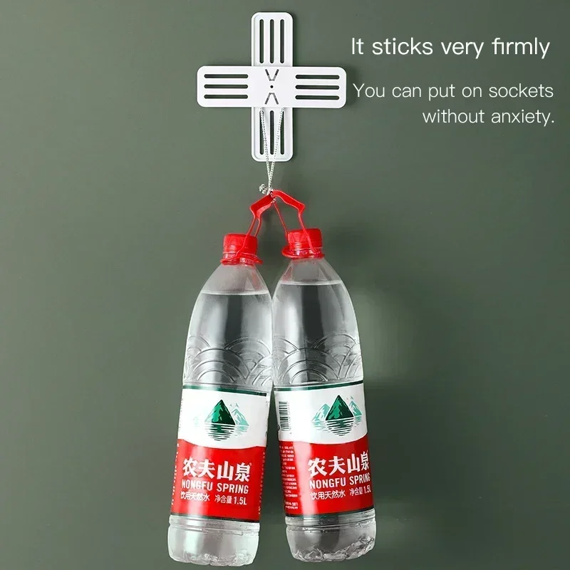 

Наклейка Домашний Органайзер без перфорации, бесшовный держатель, розетка, розетка, настенный фиксатор питания, провод, самоклеящийся